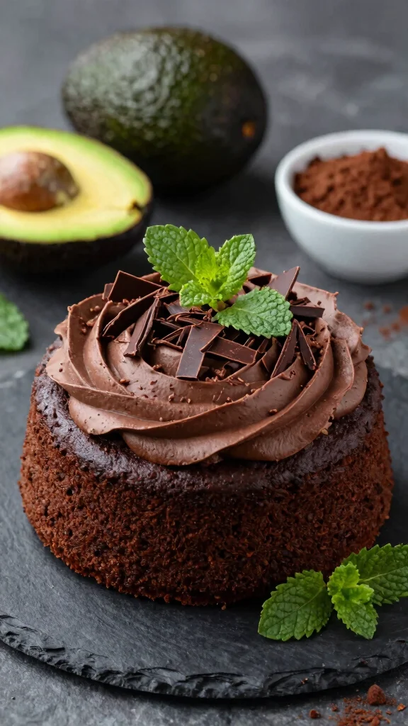 12 Gluten Free Sugar Free Cake Recipes for Better-For-You Homemade Desserts - 3. Chocolate Avocado Cake 1