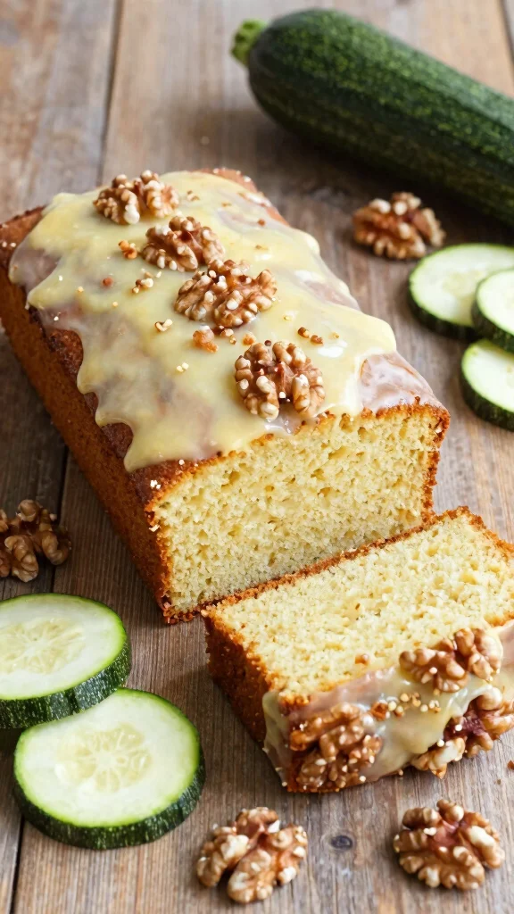 12 Gluten Free Sugar Free Cake Recipes for Better-For-You Homemade Desserts - 9. Zucchini Walnut Cake 1