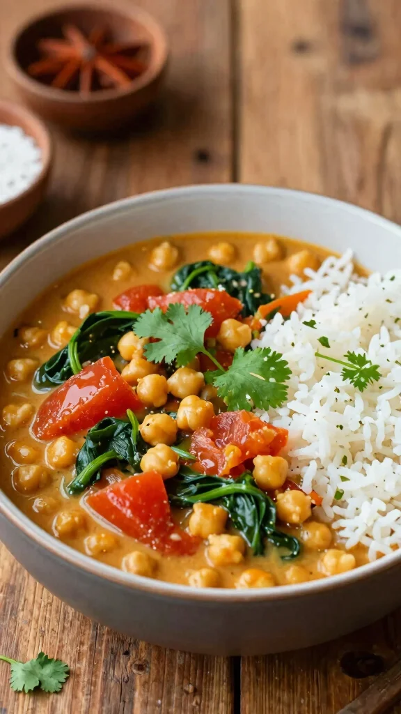 12 High Protein Vegan Gluten Free Recipes for Healthy and Filling Meals - 2. Chickpea Curry Stew 1