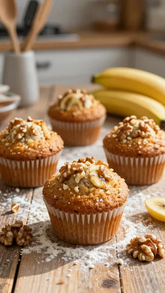 12 King Arthur Gluten Free Flour Recipes for Baking Bread, Muffins, and More - 1. Fluffy Gluten-Free Banana Muffins 1