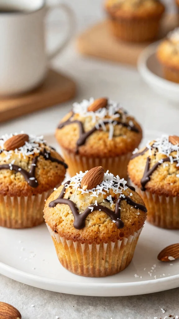 12 King Arthur Gluten Free Flour Recipes for Baking Bread, Muffins, and More - 11. Almond Joy Muffins 1