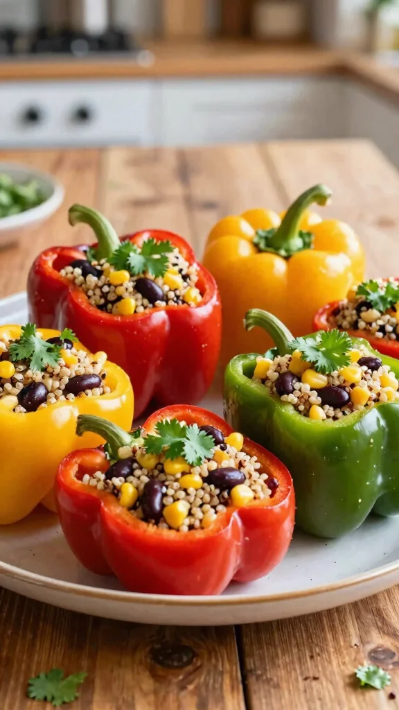 13 Gluten Free Dairy Free Soy Free Recipes for Simple Family Meals - 1. Quinoa and Black Bean Stuffed Peppers 1
