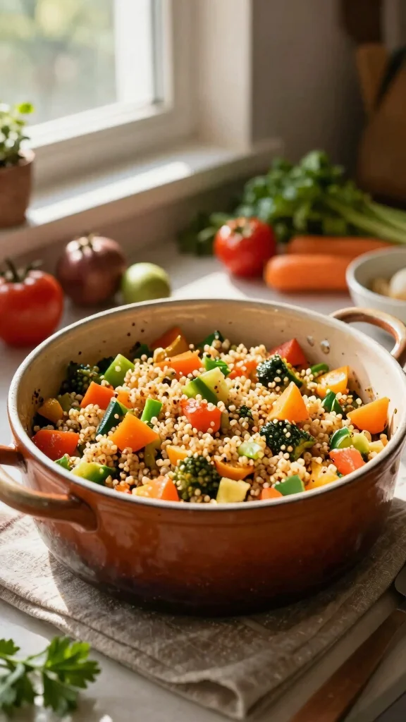 13 Gluten Free Dairy Free Soy Free Recipes for Simple Family Meals - 12. One-Pot Vegetable Quinoa 1
