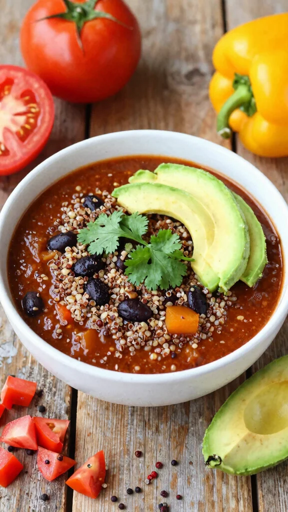 13 Gluten and Dairy Free Instant Pot Recipes for Quick and Easy Dinners - 1. Quinoa and Black Bean Chili 1
