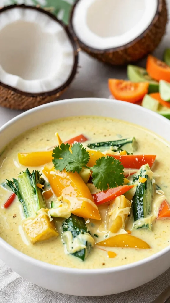 13 Gluten and Dairy Free Instant Pot Recipes for Quick and Easy Dinners - 3. Creamy Coconut Curry Vegetables 1