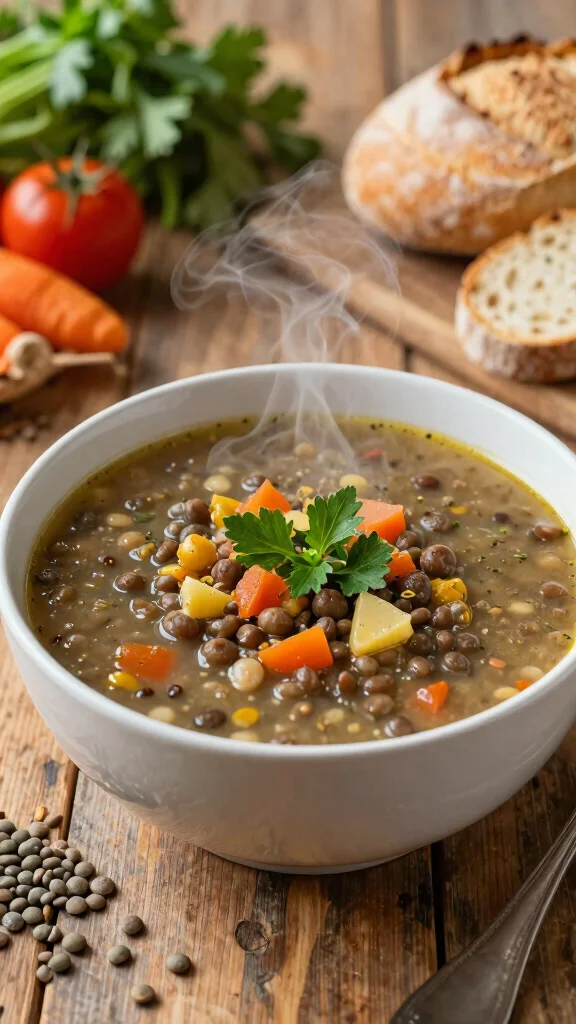 13 Gluten and Dairy Free Instant Pot Recipes for Quick and Easy Dinners - 4. Hearty Lentil Soup 1