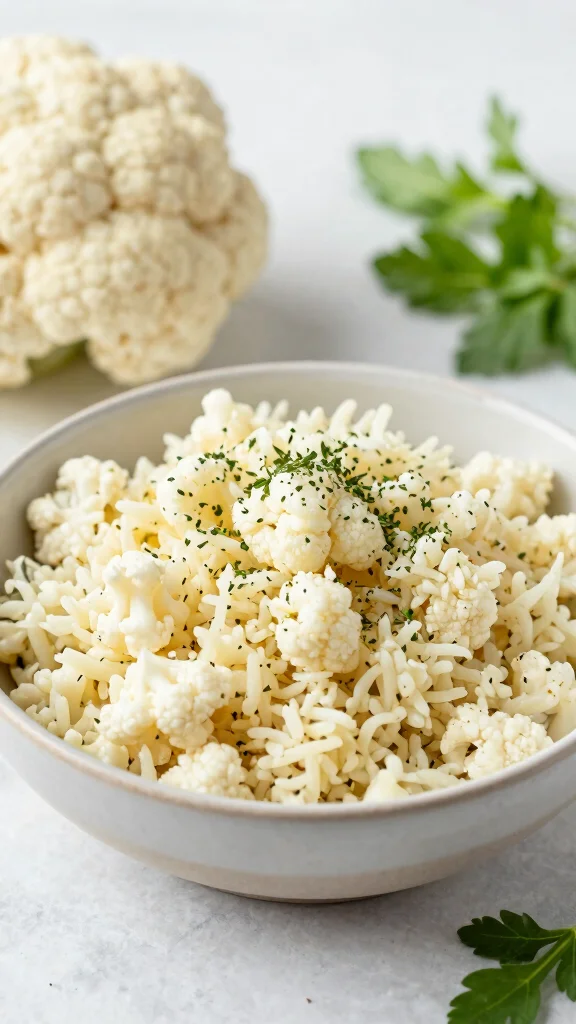 13 Gluten and Dairy Free Instant Pot Recipes for Quick and Easy Dinners - 6. Instant Pot Cauliflower Rice 1