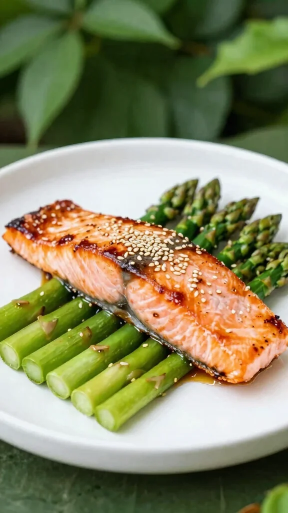 13 Gluten and Dairy Free Instant Pot Recipes for Quick and Easy Dinners - 7. Teriyaki Salmon with Asparagus 1