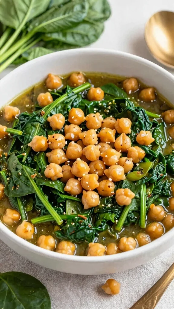 13 Gluten and Dairy Free Instant Pot Recipes for Quick and Easy Dinners - 8. Chickpea Stew with Spinach 1