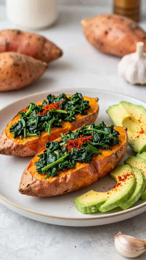 13 Gluten and Dairy Free Recipes Easy Enough for Busy Weeknights - 8. Turkey and Spinach Stuffed Sweet Potatoes 1