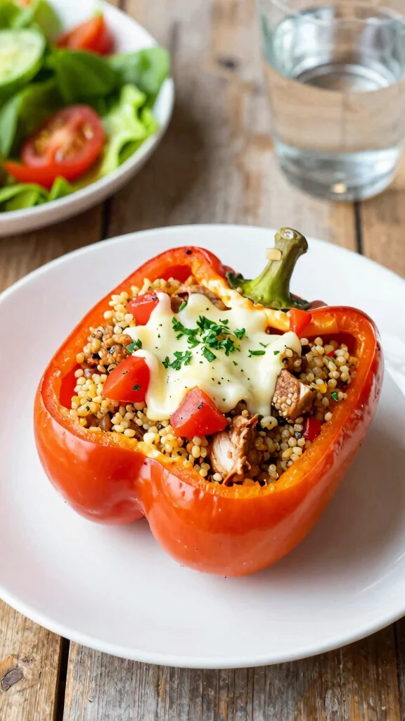 14 High Protein Gluten Free Meals for Easy Lunches and Family Dinners - 14. Stuffed Bell Peppers 1