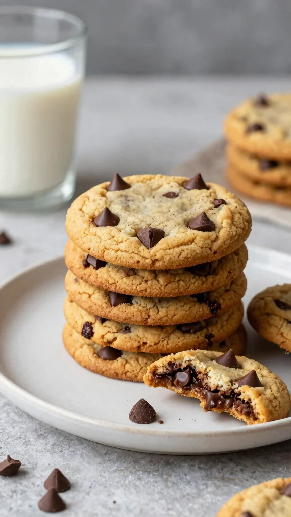 14 Vegan Dairy Free Gluten Free Recipes for Simple Plant Based Meals - 11. Vegan Chocolate Chip Cookies 1