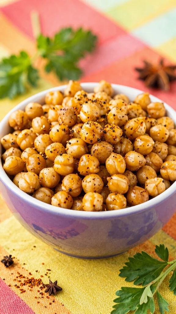 14 Vegan Dairy Free Gluten Free Recipes for Simple Plant Based Meals - 12. Spicy Roasted Chickpeas 1