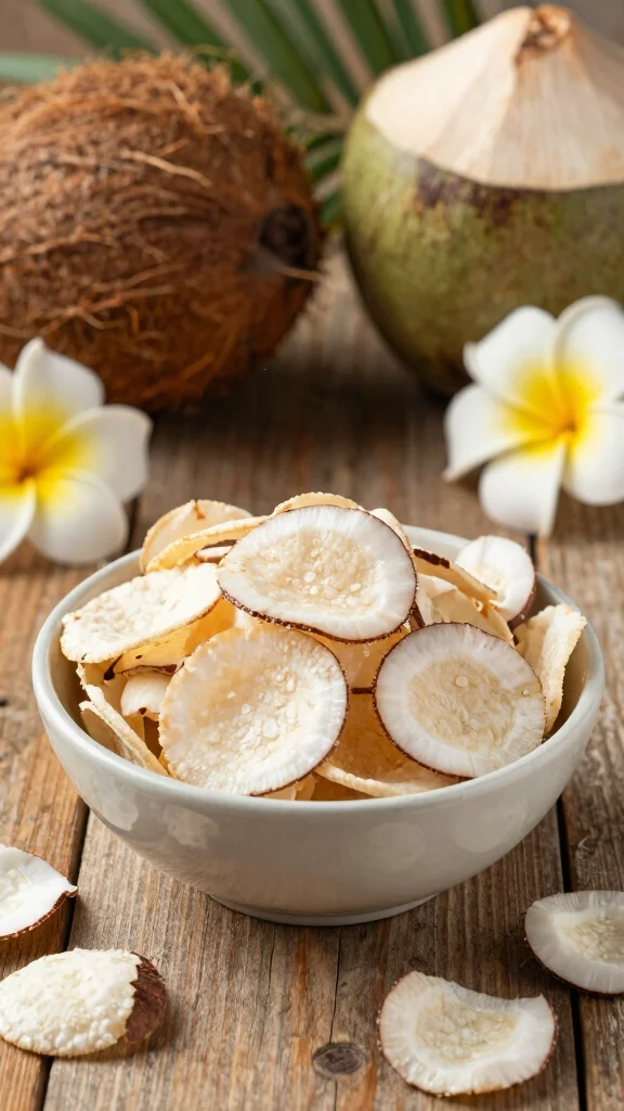 15 Gluten Free Snacks Store Bought Options That Are Easy to Grab and Enjoy - 13. Coconut Chips 1