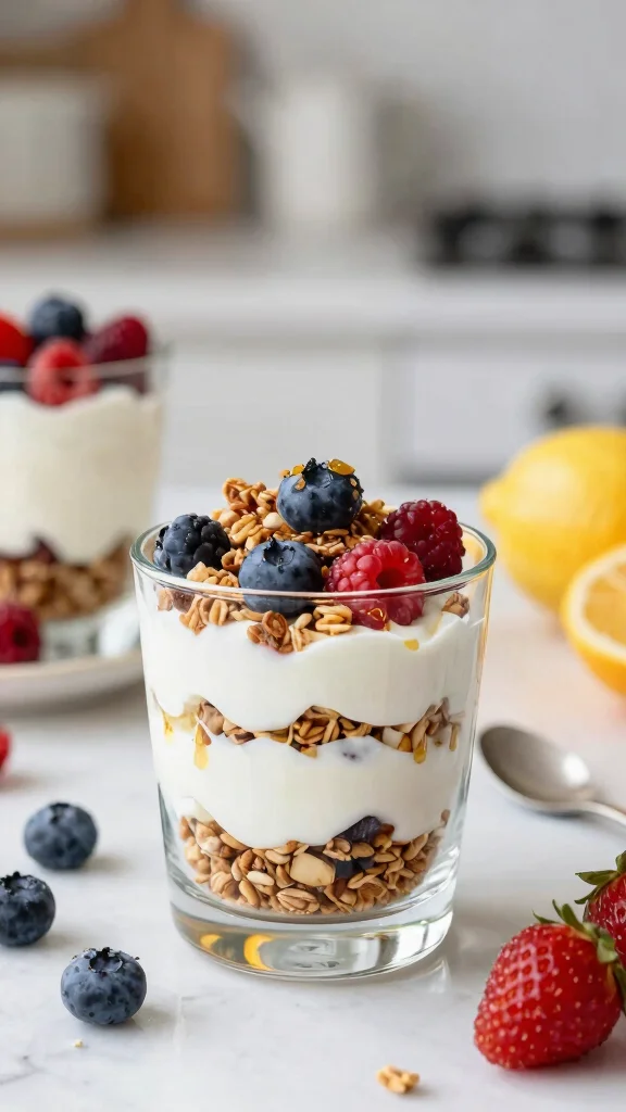 15 Simple Gluten Free Meals for Busy Weeknights and Easy Meal Prep - 10. Greek Yogurt Parfait 1