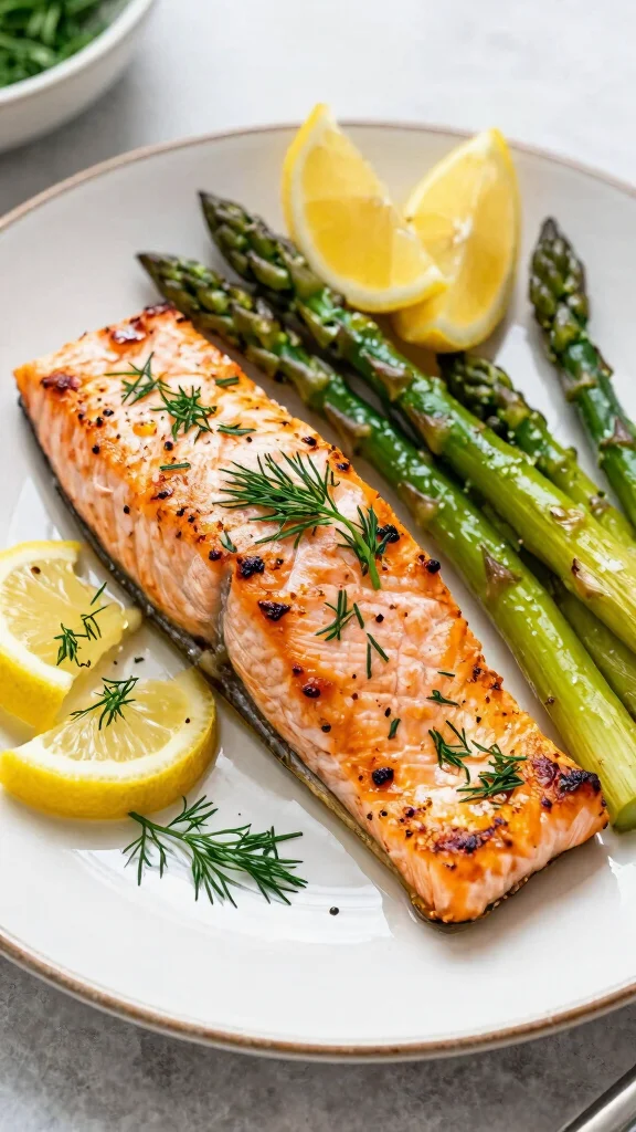 15 Simple Gluten Free Meals for Busy Weeknights and Easy Meal Prep - 9. Baked Salmon with Asparagus 1