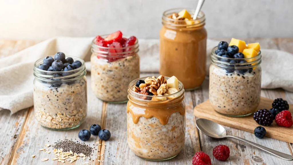 18 Peanut Butter Overnight Oats Recipes - Creamy and Protein-Rich Breakfasts - Meals For Family