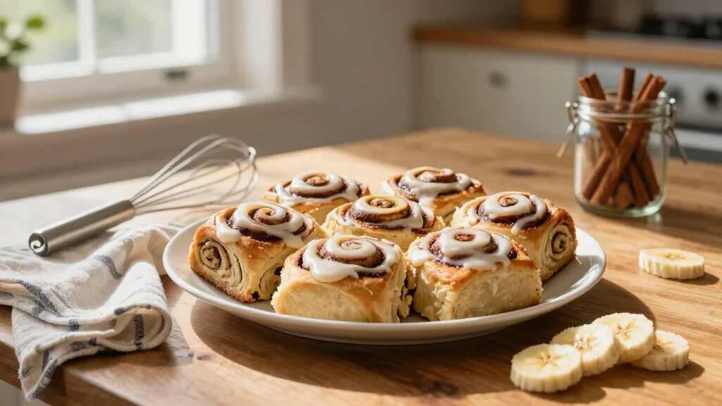 11 Banana Bread Cinnamon Rolls Recipes for a Sweet and Cozy Homemade Bake - Meals For Family
