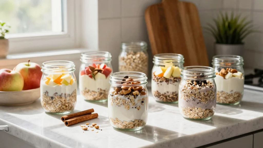 18 Overnight Oats with Apples Recipes - Naturally Sweet and Protein-Packed Breakfasts - Meals For Family